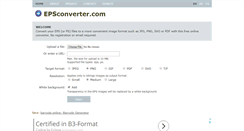 Desktop Screenshot of epsconverter.com